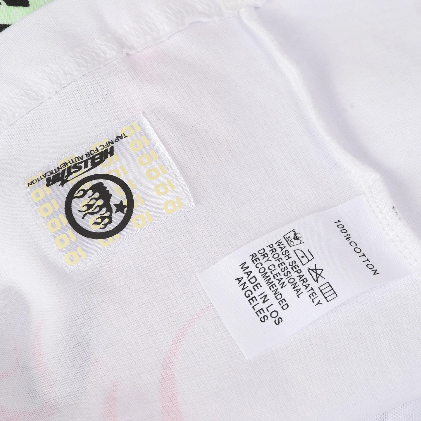 P108 Real-stock Hellstar Cross-border European and American style, street fashion brand pure cotton T-shirt Fabric (fabric): 32 pieces of 240g heavy combed double yarn pure cotton Size (size): S-M- L- X L Color (colour): white