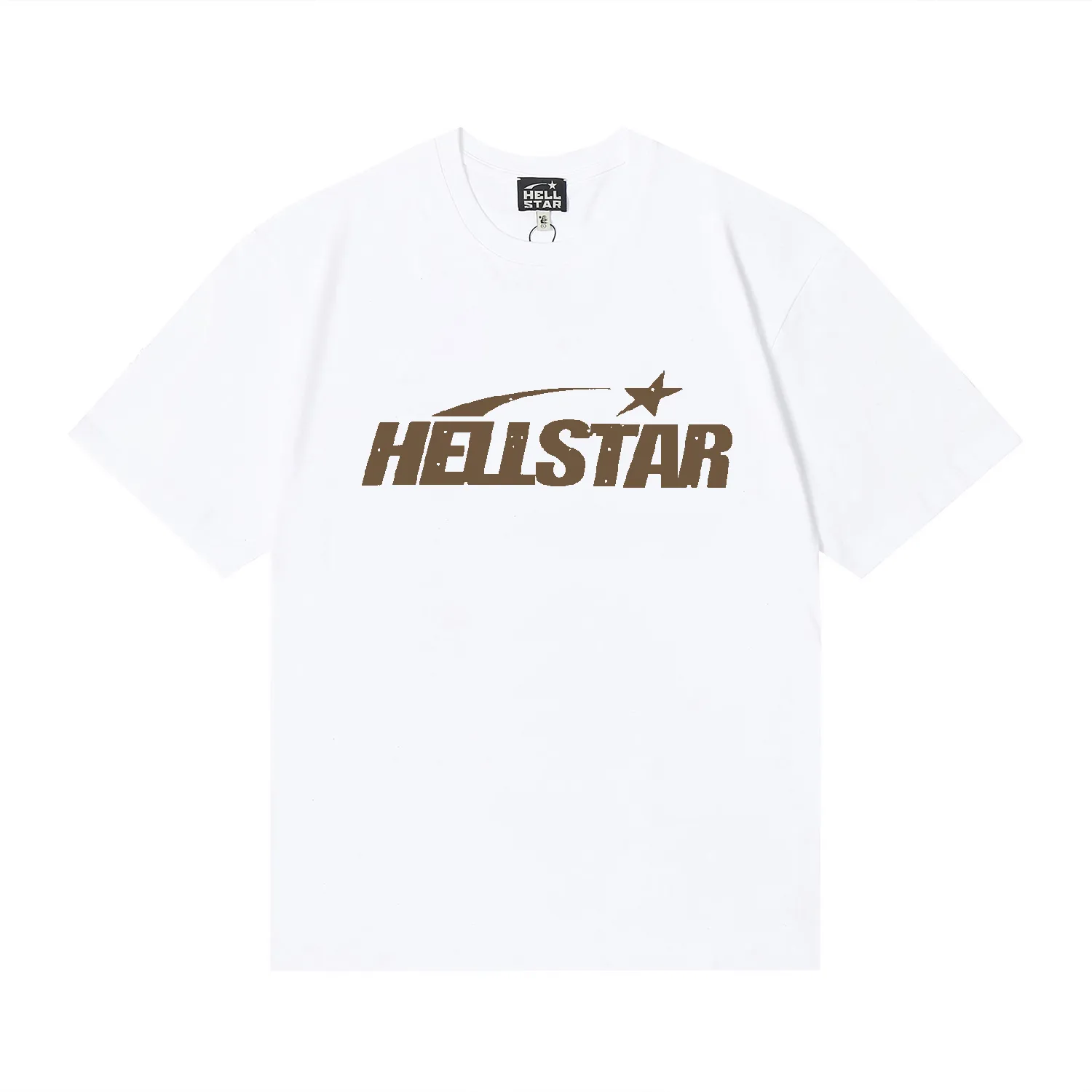 6710# P112 Hellstar American fashion high street pure cotton loose short-sleeved T-shirt Color: White Black Size: S M L XL
