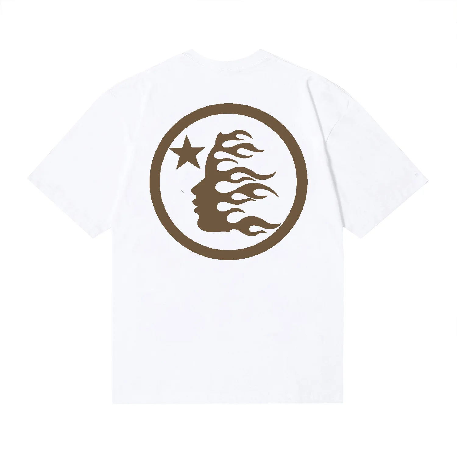 6710# P112 Hellstar American fashion high street pure cotton loose short-sleeved T-shirt Color: White Black Size: S M L XL