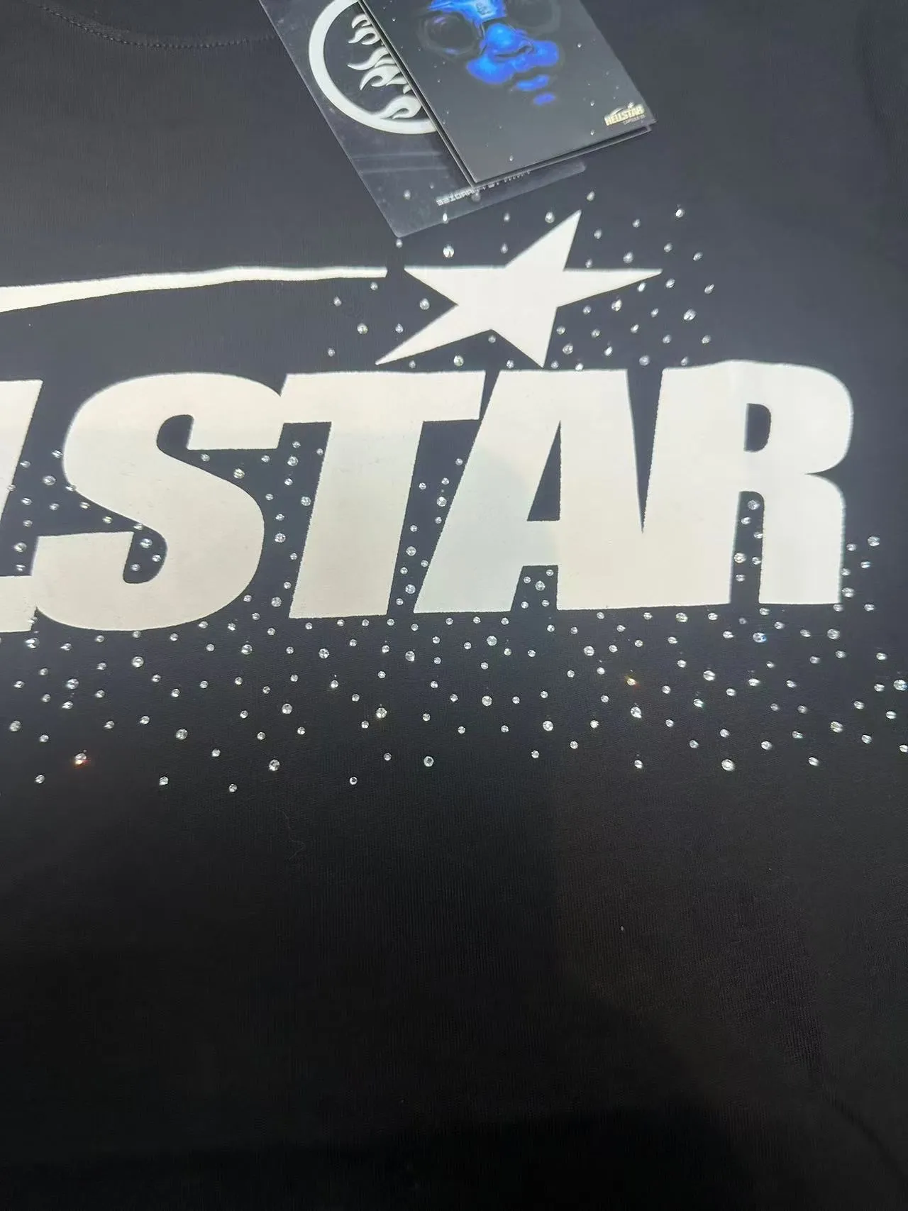 P116 Real-stock Hellstar Cross-border European and American style, street fashion brand pure cotton T-shirt Fabric (fabric): 32 pieces of 240g heavy combed double yarn pure cotton Size (size): S-M- L- X L Color (colour): black