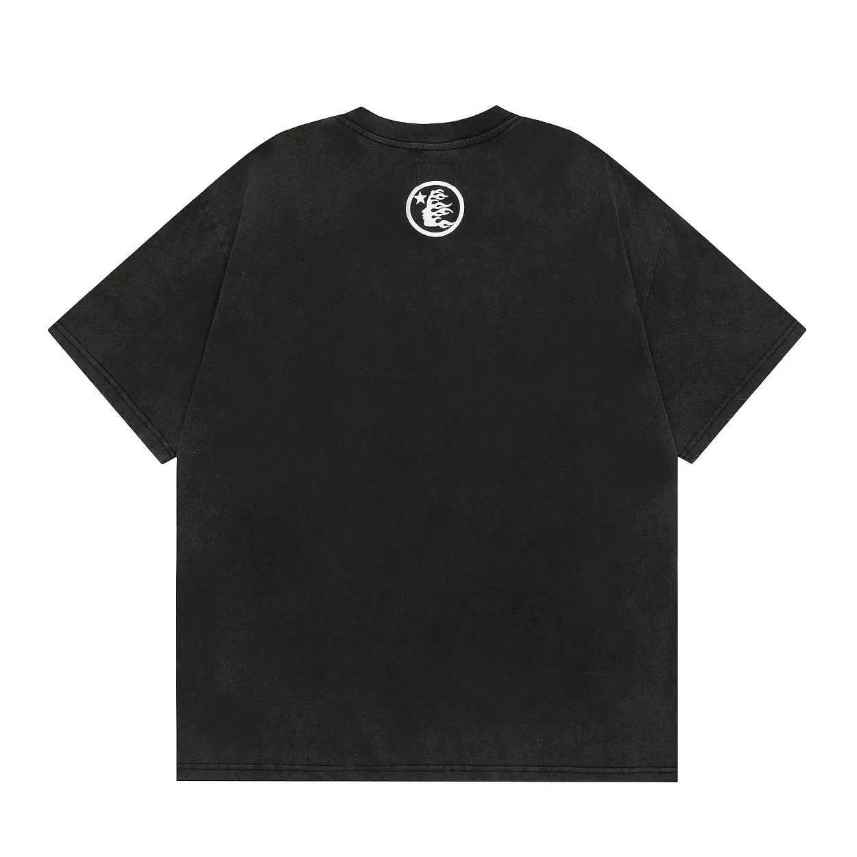 P134 Hellstar Eyeball T-Shirt Short-sleeved T-shirt The new hot beauty trend Hellstar! Standard beauty and trendy workmanship, original customization (fabric, pattern, printing, hang tag, main mark, etc.), exaggerated style, explosive style, dare to break through tradition, bring adventurous new fashion experience!   YoungBoy, the most popular rapper in the youth circle, has shot a lot of models for him, and celebrities such as Dababy and Swae Lee frequently get dressed!   color: Vintage Black (washed black) size: S, M, L, XL