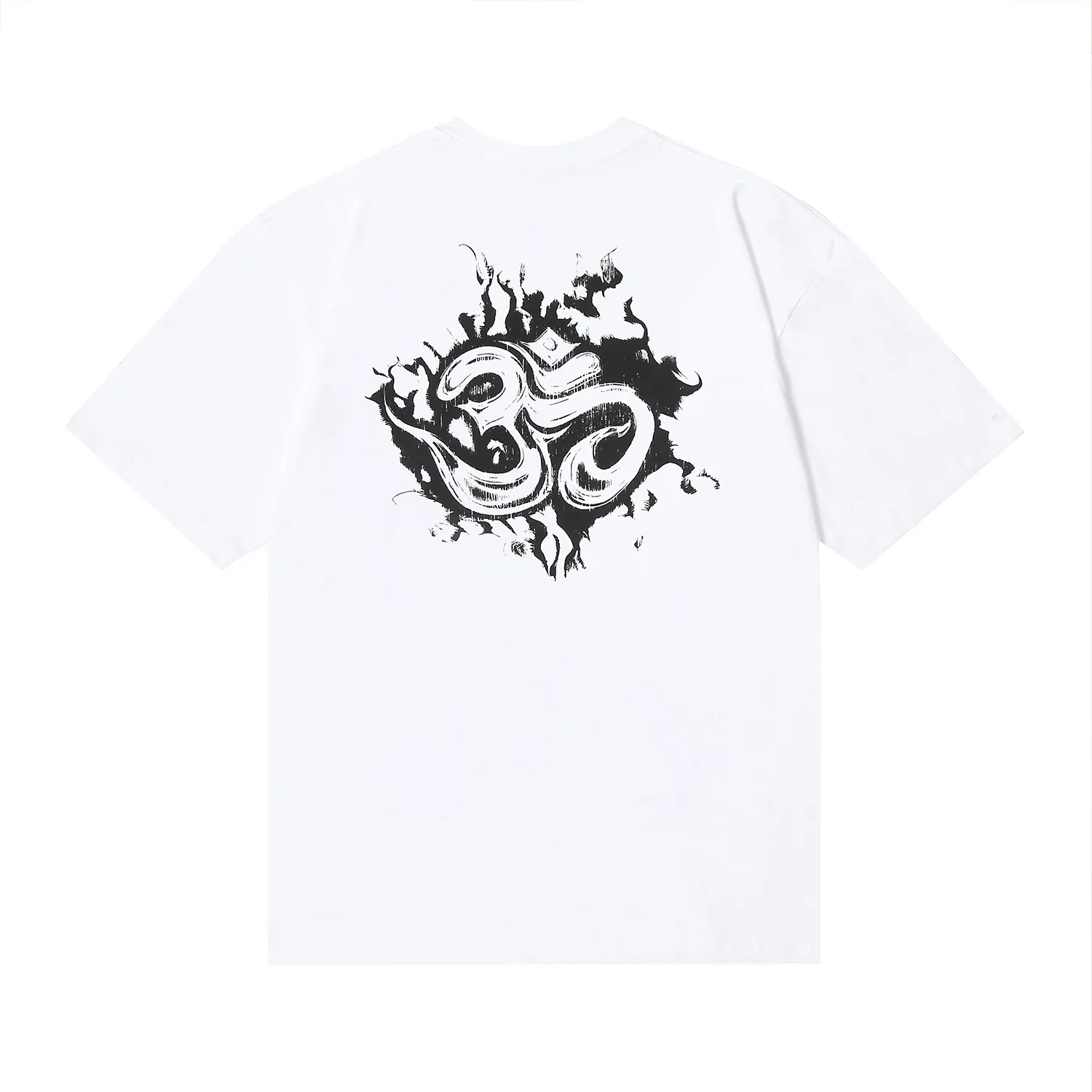 6729# P112 Hellstar American fashion high street pure cotton loose short-sleeved T-shirt Color: White Black Size: S M L XL