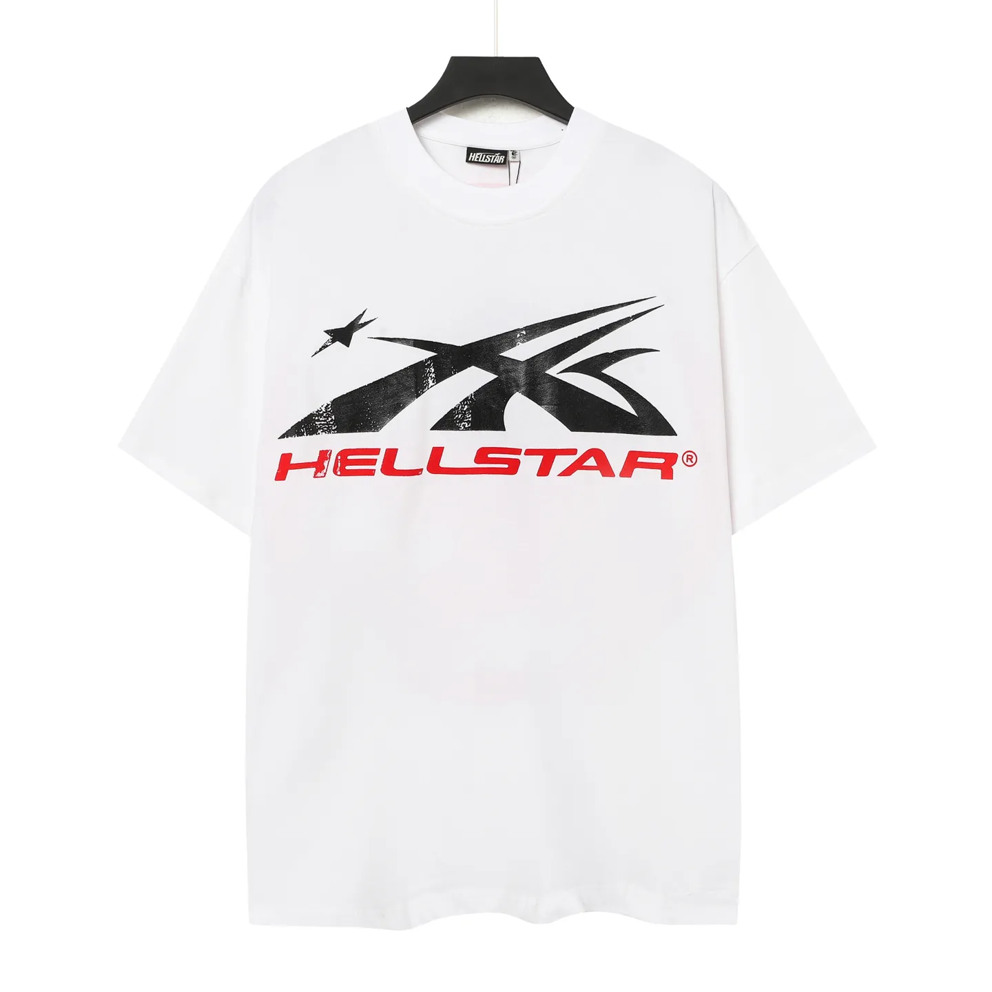 P108 Real-stock Hellstar Cross-border European and American style, street fashion brand pure cotton T-shirt Fabric (fabric): 32 counts of 240g heavy combed double yarn pure cotton Size (size): S-M- L- X L Color (colour): White 👉 👉