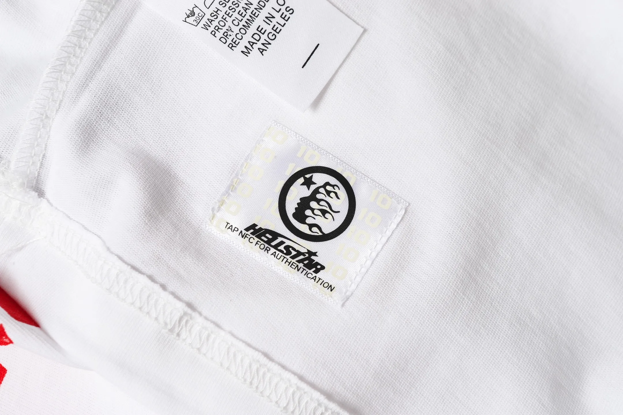 P108 Real-stock Hellstar Cross-border European and American style, street fashion brand pure cotton T-shirt Fabric (fabric): 32 counts of 240g heavy combed double yarn pure cotton Size (size): S-M- L- X L Color (colour): White 👉 👉