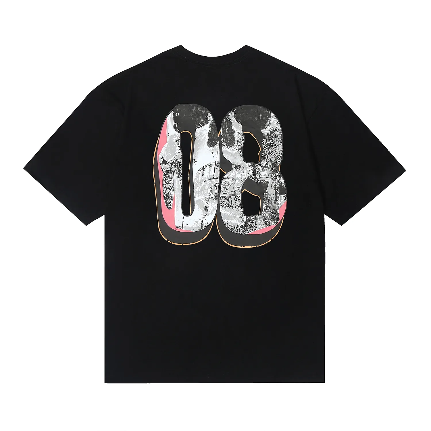 6698# P116 Hellstar American fashion high street pure cotton loose short-sleeved T-shirt Color: White Black Size: S M L XL