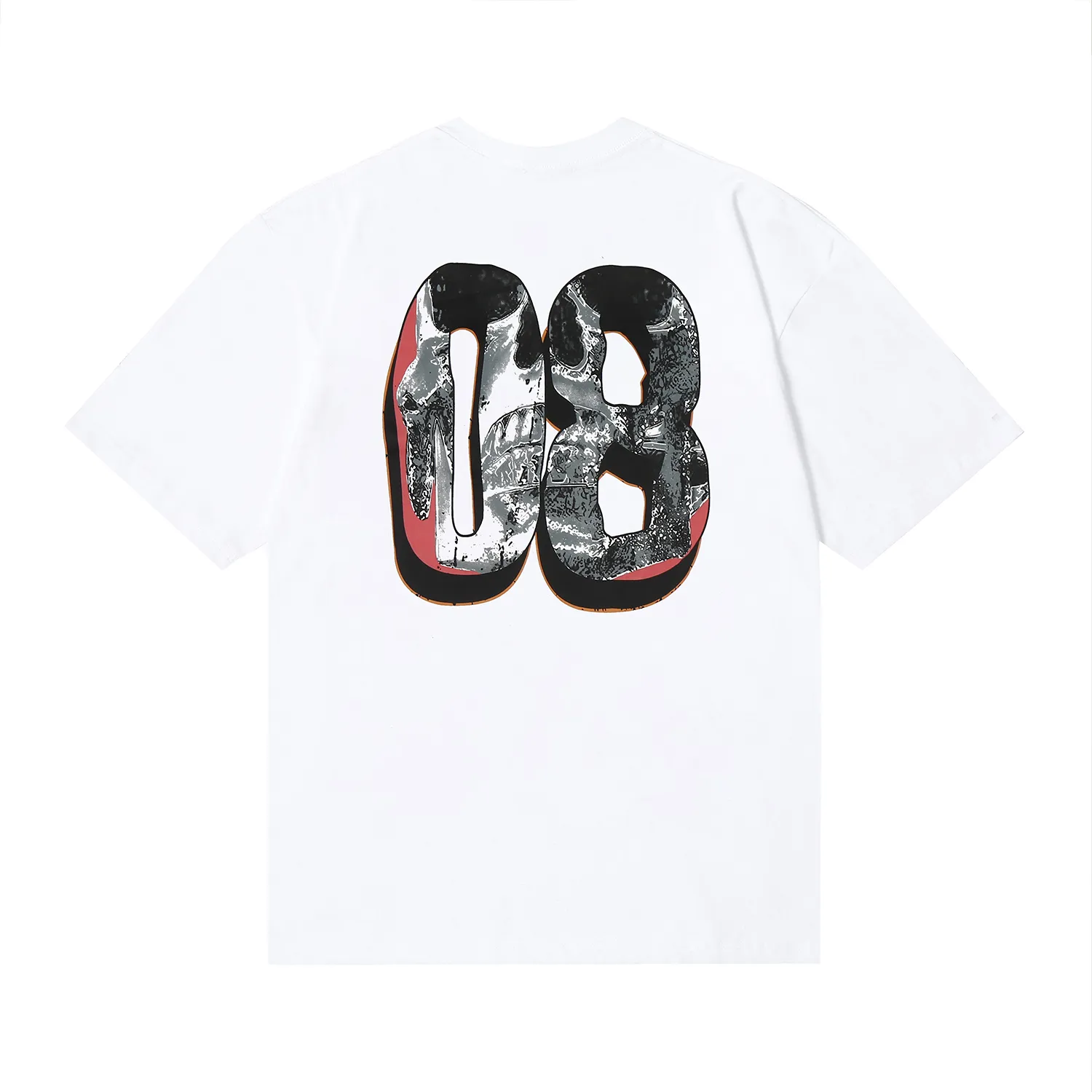 6698# P116 Hellstar American fashion high street pure cotton loose short-sleeved T-shirt Color: White Black Size: S M L XL