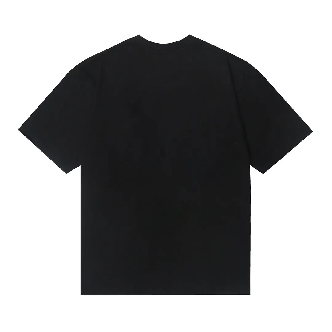 6628# P108 Hellstar American fashion high street pure cotton loose short-sleeved T-shirt Color: White Black Size: S M L XL