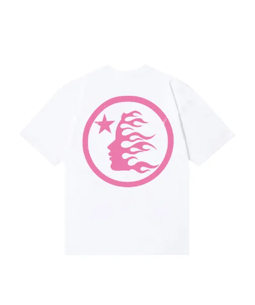 6769# P116 Hellstar American fashion high street pure cotton loose short-sleeved T-shirt Color: White Black Size: S M L XL