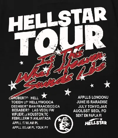 6749# P112 Hellstar American fashion high street pure cotton loose short-sleeved T-shirt Color: Black Gray Size: S M L XL