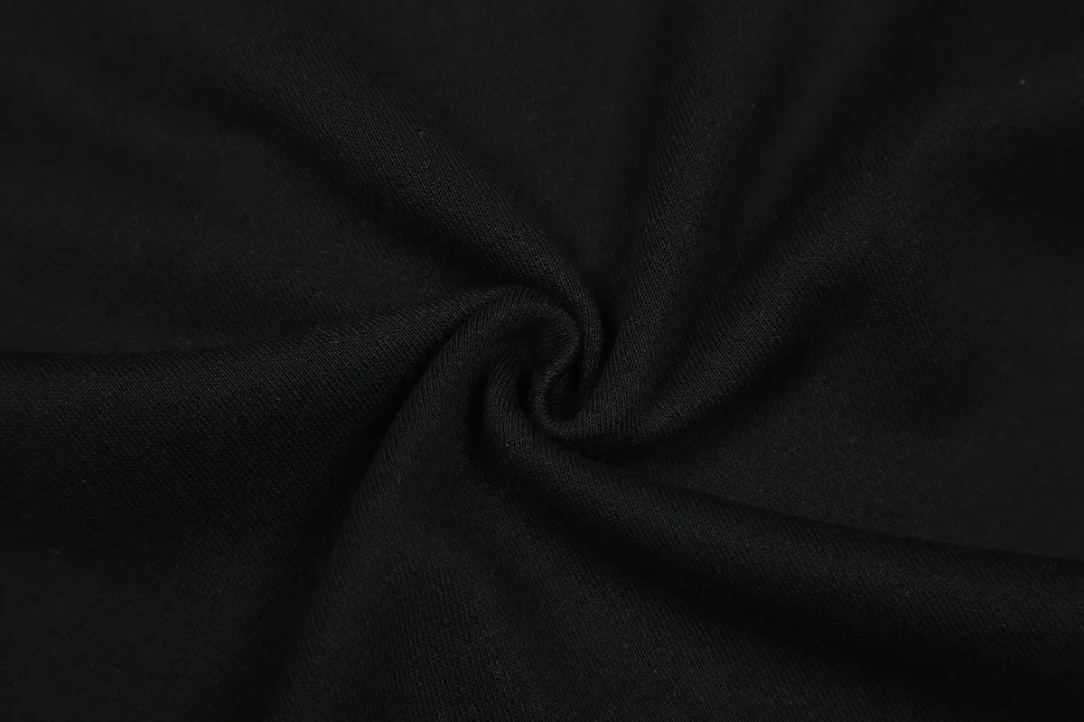 1118# P150 Hellstar pure cotton terry 350g printed casual shorts Color: Black Size: S M L XL