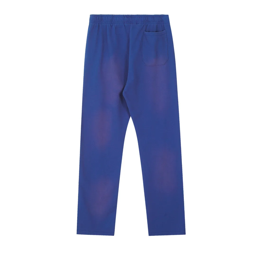 P210 Hellstar No Guts No Glory Sweatpants Blue washed distressed pure cotton sweatpants color (color): Vintage BLUE (washed blue) Size (size): S, M, L, XL
