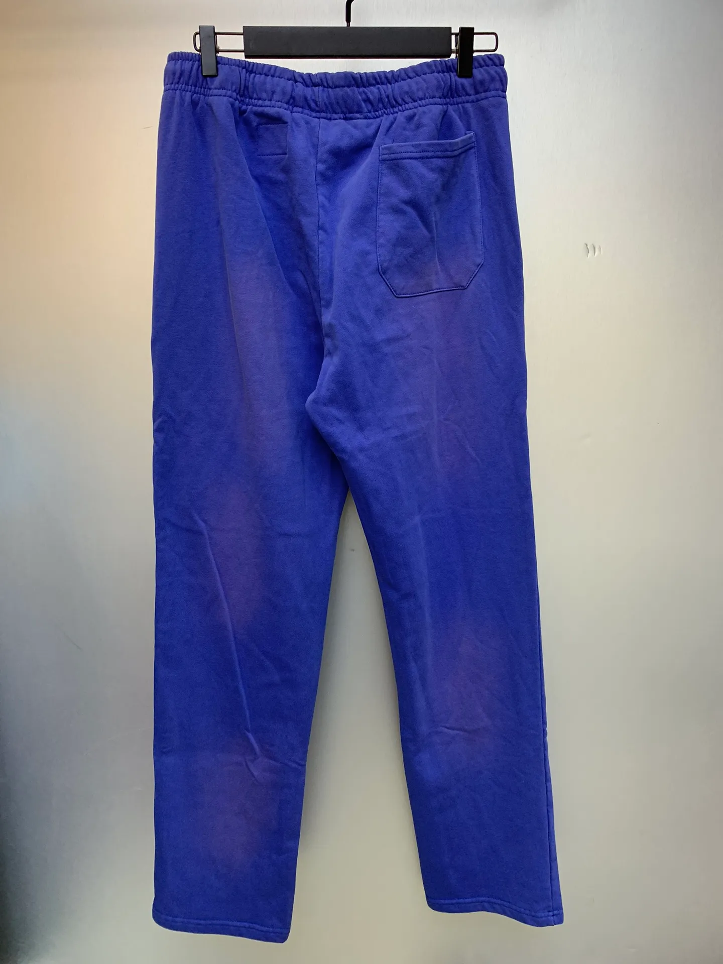 P210 Hellstar No Guts No Glory Sweatpants Blue washed distressed pure cotton sweatpants color (color): Vintage BLUE (washed blue) Size (size): S, M, L, XL