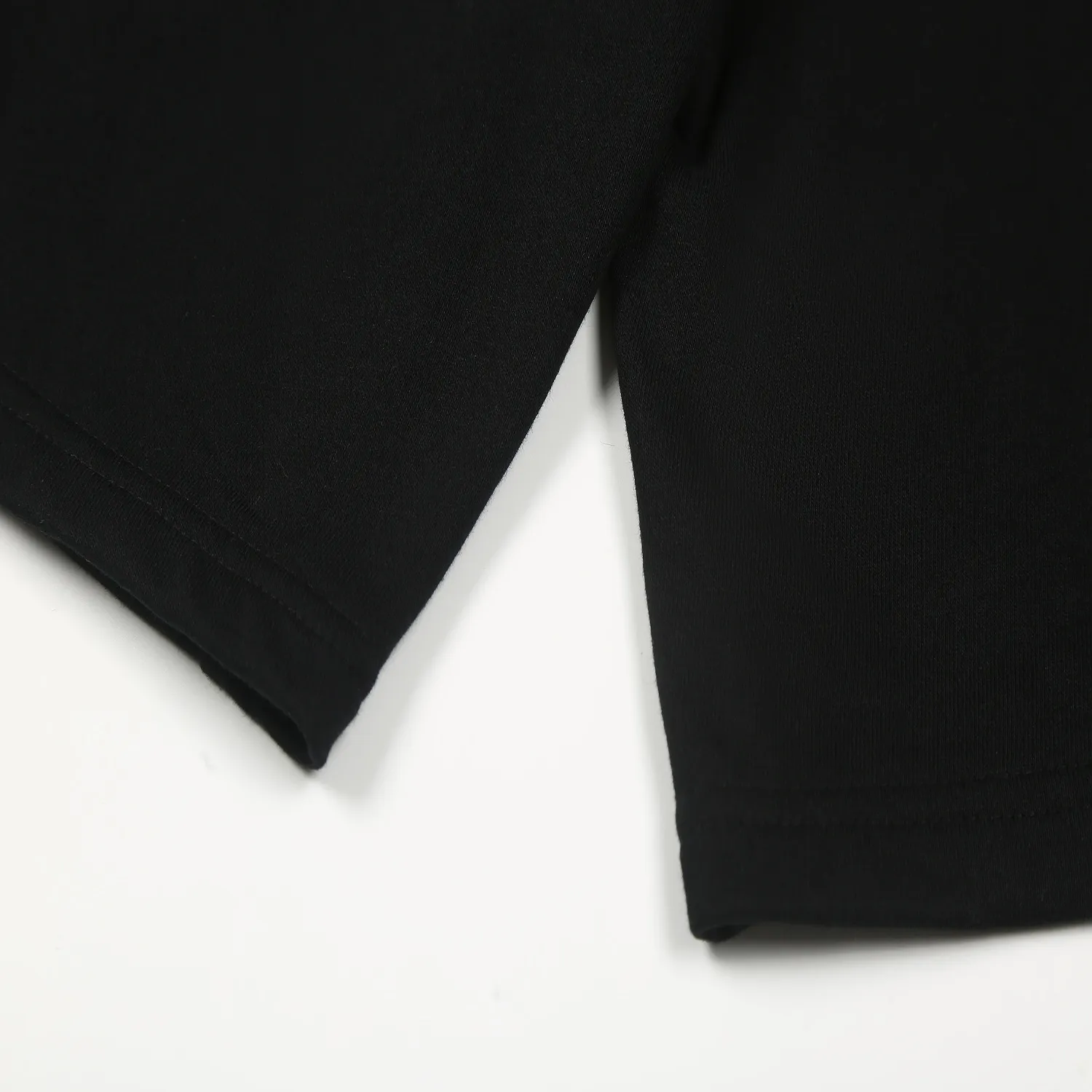 1121# P150 Hellstar pure cotton terry 350g printed casual shorts Color: Black Size: S M L XL