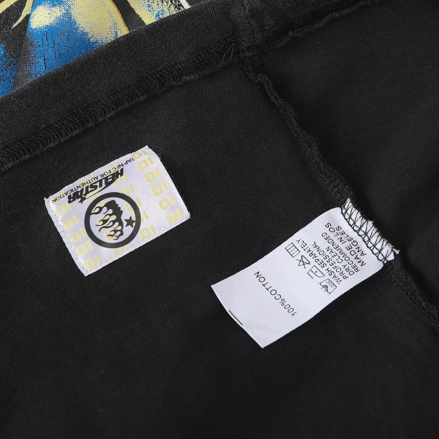 P124 Hellstar Hellstar Cross-border European and American style street fashion brand pure cotton T-shirt Fabric (fabric): 32 counts 250g washed combed double yarn pure cotton Size (size): S-M- L- X L Color (colour): Washed black (spray Ma Liu)