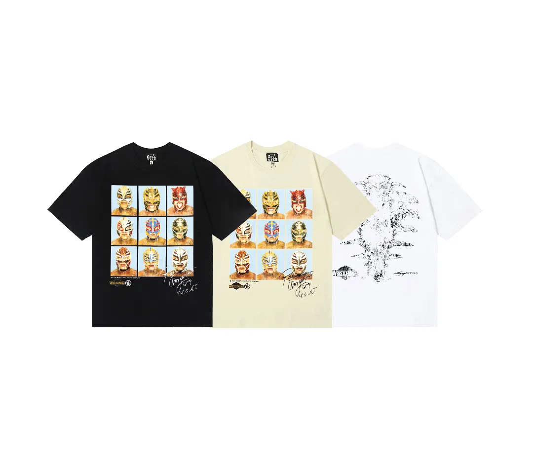 6777# P116 Hellstar American fashion high street pure cotton loose short-sleeved T-shirt Color: White Black Apricot Code Number: S M L XL