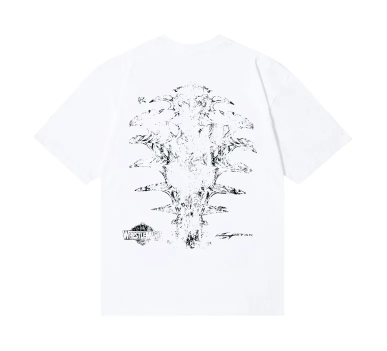 6777# P116 Hellstar American fashion high street pure cotton loose short-sleeved T-shirt Color: White Black Apricot Code Number: S M L XL