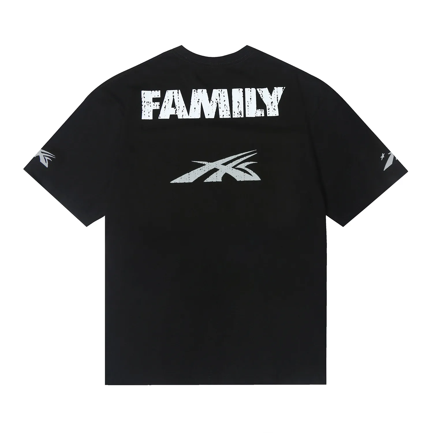 6794# P116 Hellstar American fashion high street pure cotton loose short-sleeved T-shirt Color: Black Size: S M L XL