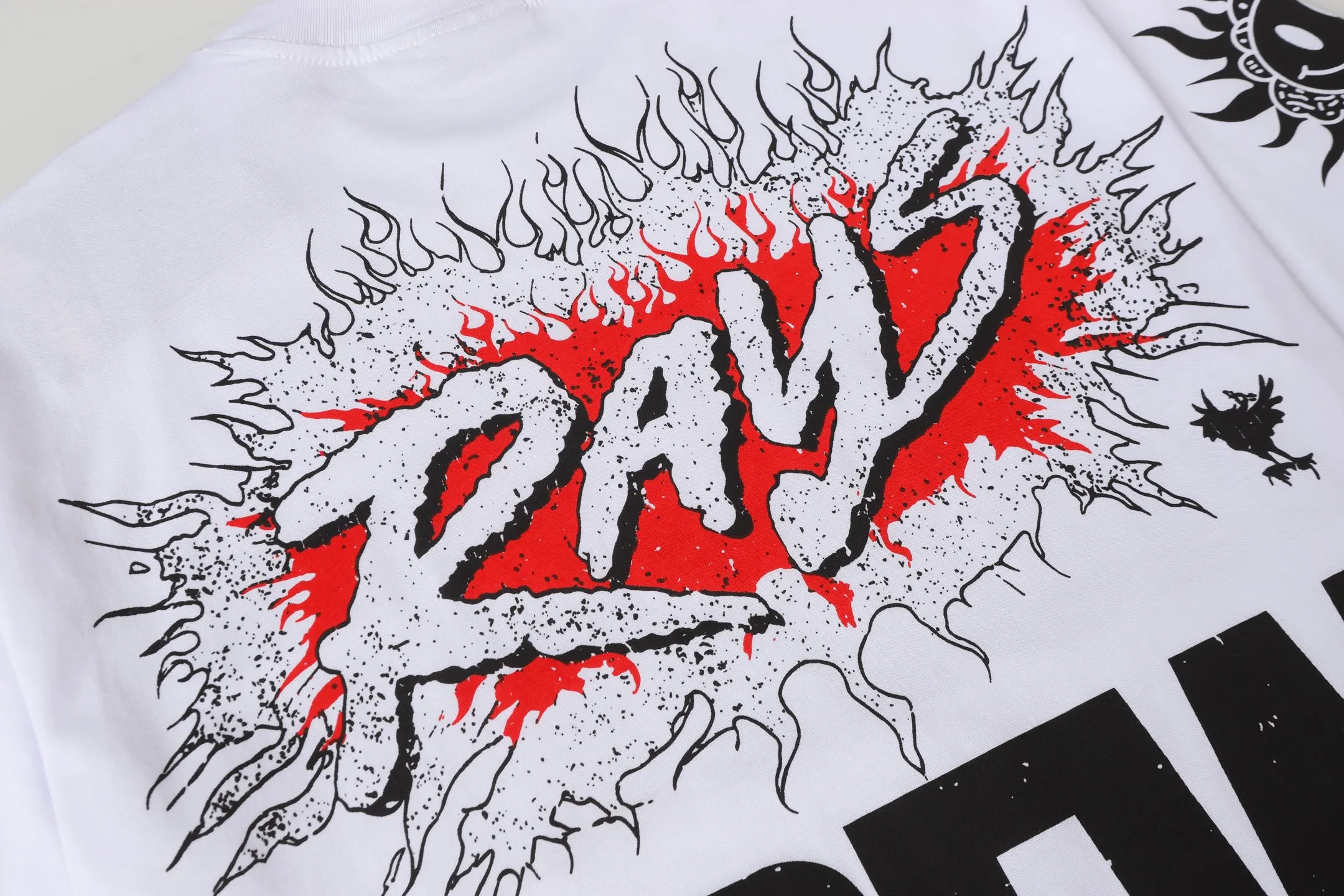 P108 Real-stock Hellstar Cross-border European and American style, street fashion brand pure cotton T-shirt Fabric (fabric): 32 pieces of 240g heavy combed double yarn pure cotton Size (size): S-M- L- X L Color (colour): white