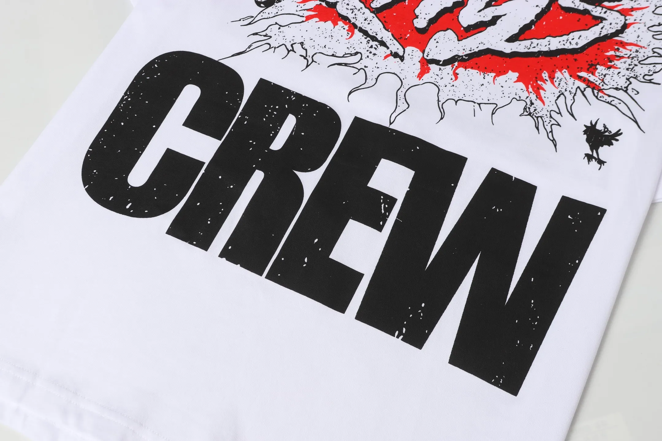 P108 Real-stock Hellstar Cross-border European and American style, street fashion brand pure cotton T-shirt Fabric (fabric): 32 pieces of 240g heavy combed double yarn pure cotton Size (size): S-M- L- X L Color (colour): white