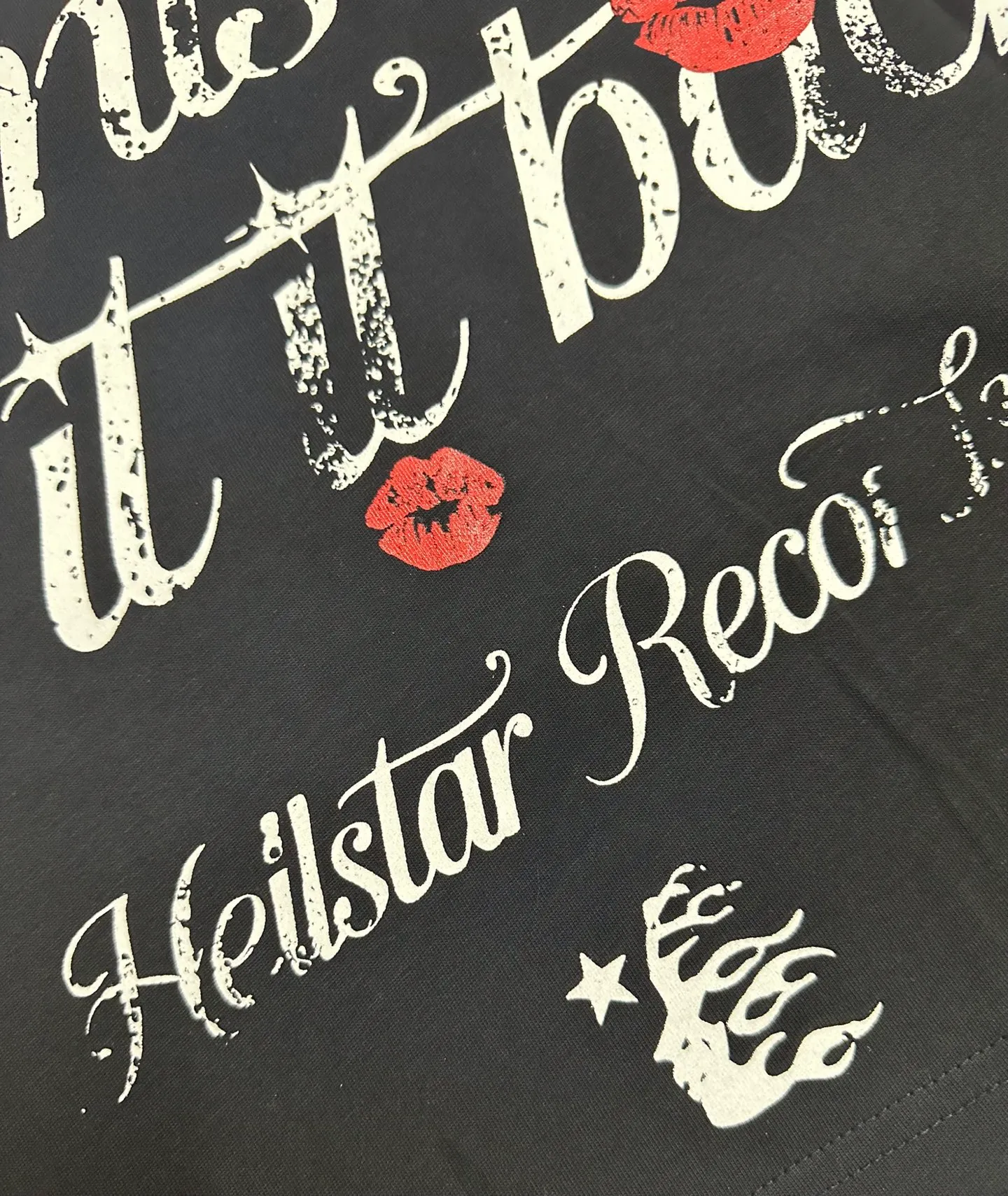 P108 780# black / white I Real stock Hellstar Cross-border European and American style, street fashion brand pure cotton T-shirt Fabric (fabric): 32 counts of 240g heavy combed double yarn pure cotton Size (size): S-M- L- X L Color (colour): white/black