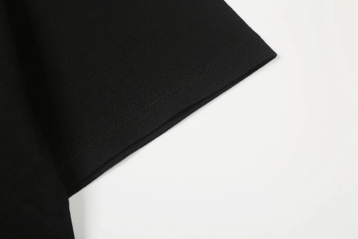 6829# P116 Hellstar American fashion high street pure cotton loose short-sleeved T-shirt Color: Black Size: S M L XL
