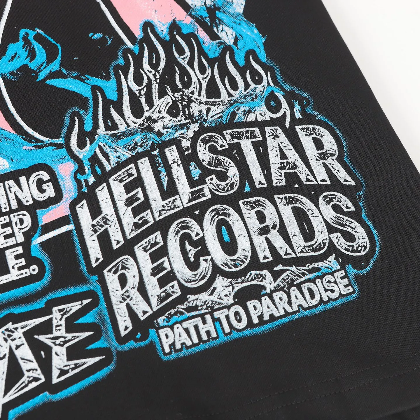 P108 Real-stock Hellstar Cross-border European and American style, street fashion brand pure cotton T-shirt Fabric (fabric): 32 pieces of 240g heavy combed double yarn pure cotton Size (size): S-M- L- X L Color (colour): black