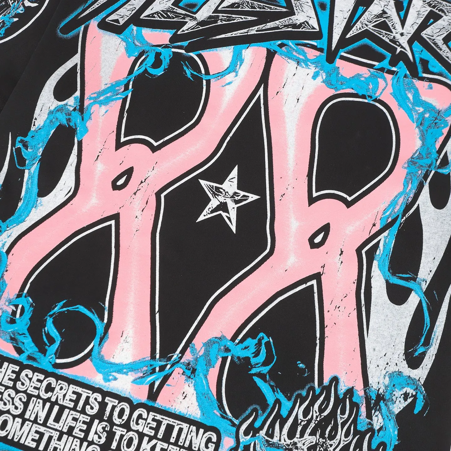 P108 Real-stock Hellstar Cross-border European and American style, street fashion brand pure cotton T-shirt Fabric (fabric): 32 pieces of 240g heavy combed double yarn pure cotton Size (size): S-M- L- X L Color (colour): black