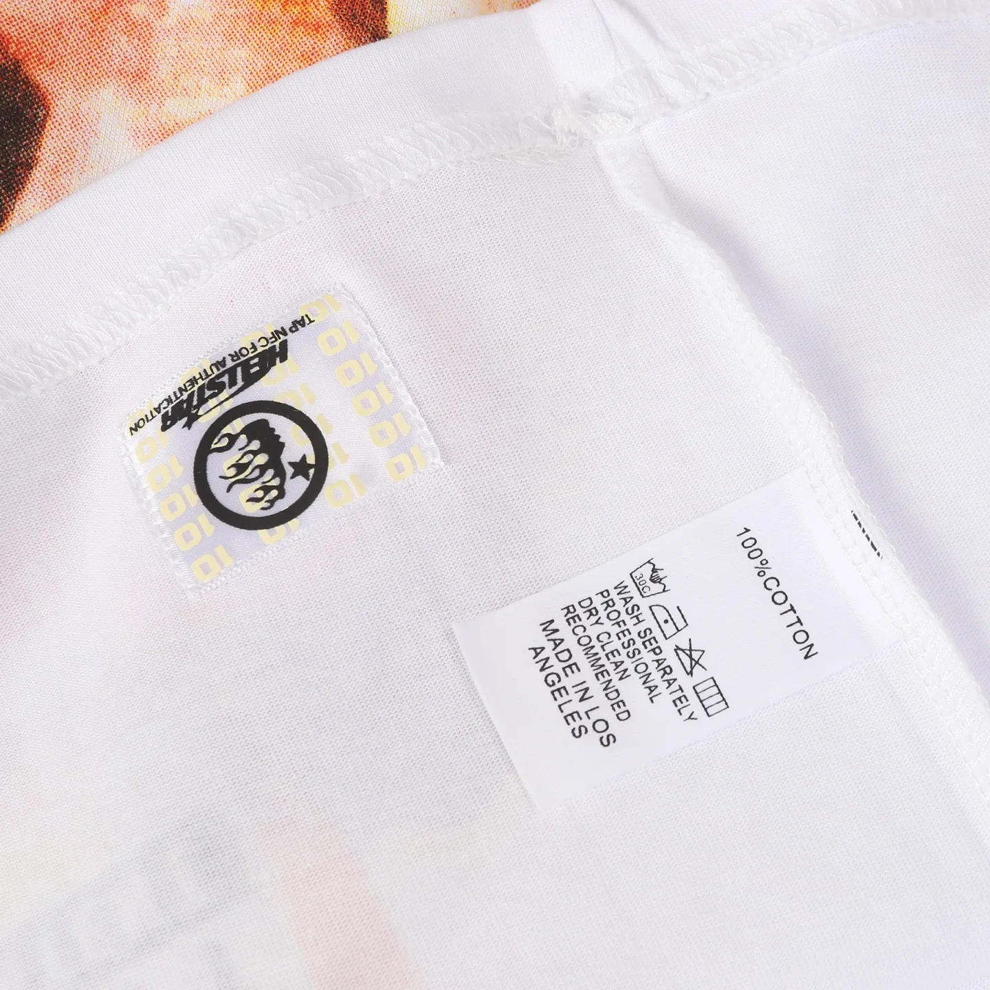 P108 Real-stock Hellstar Cross-border European and American style, street fashion brand pure cotton T-shirt Fabric (fabric): 32 pieces of 240g heavy combed double yarn pure cotton Size (size): S-M- L- X L Color (colour): white
