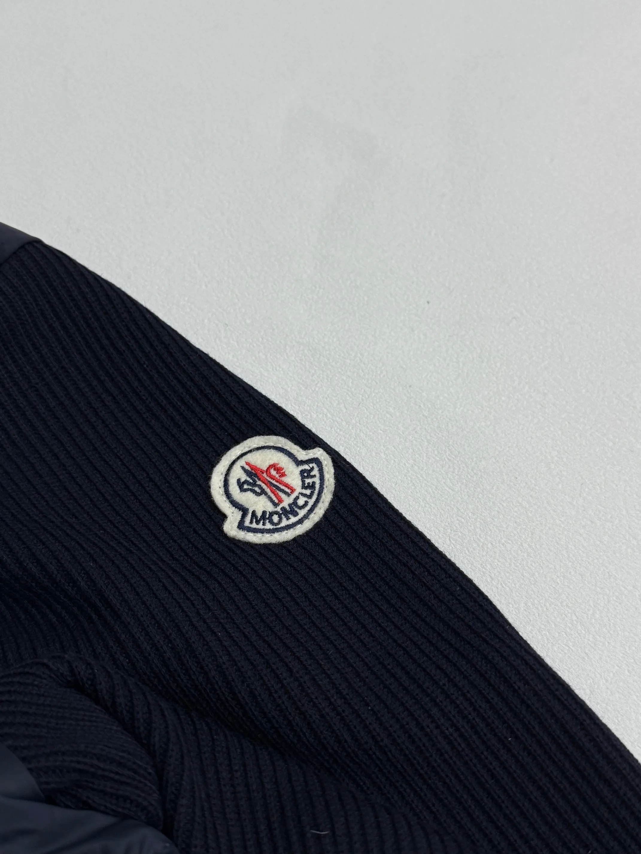 P690 Moncler wool knitted patchwork hooded down jacket 0/1/2/3/4