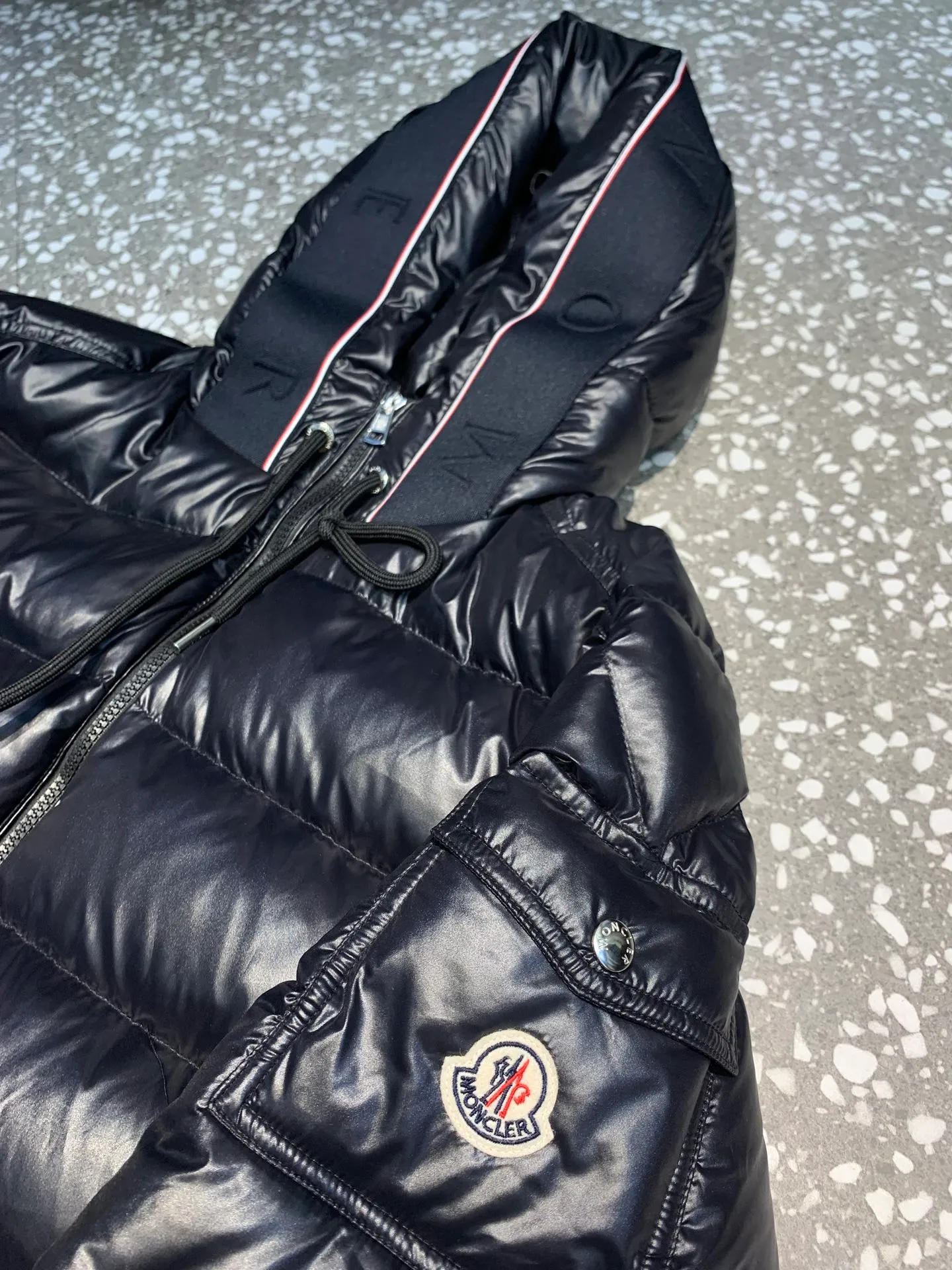 P800 🆕❤️2023🆕Moncler new Pavin short hooded down jacket, same style for men and women Color: black, white Size: 12345