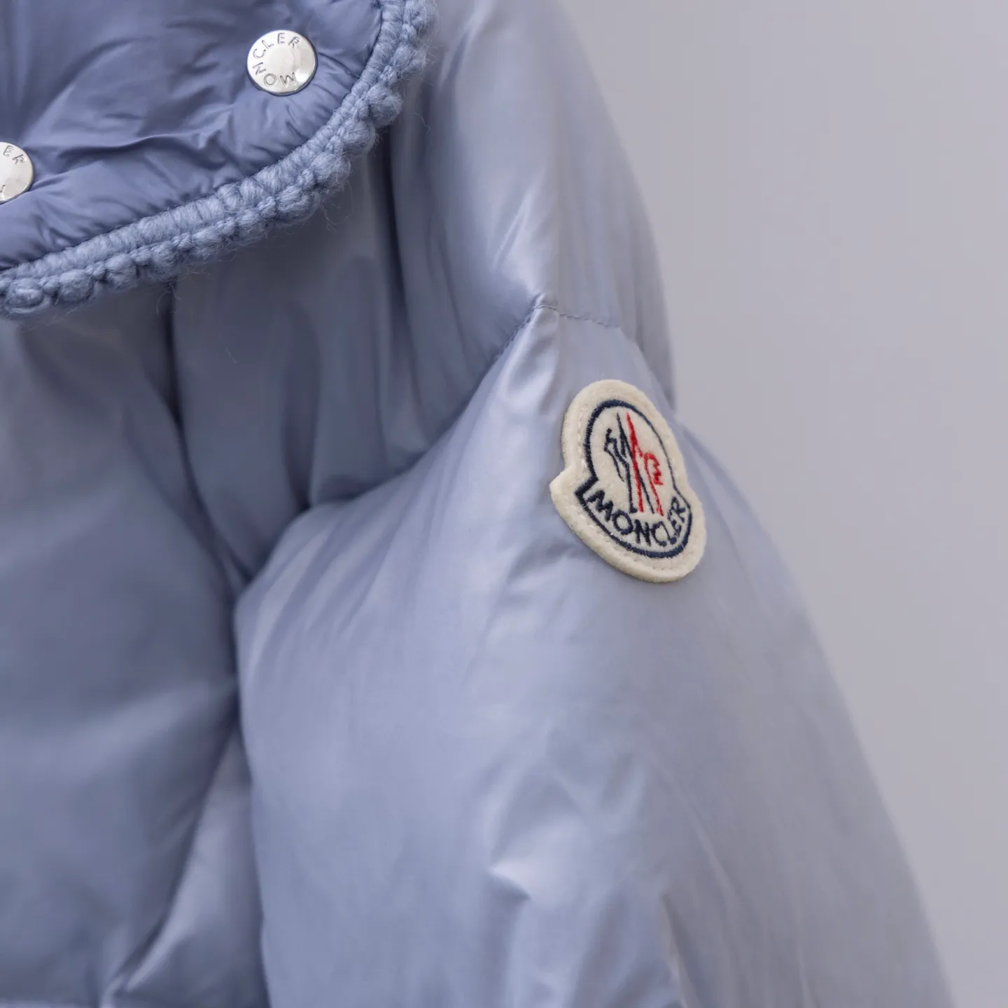 P820 ​​2025 new model🆕Moncler/mask oil wax leather waist style GLAREIN hooded long-sleeved down jacket for women. Oil wax leather coated new fabric, slim design style, warm and slim