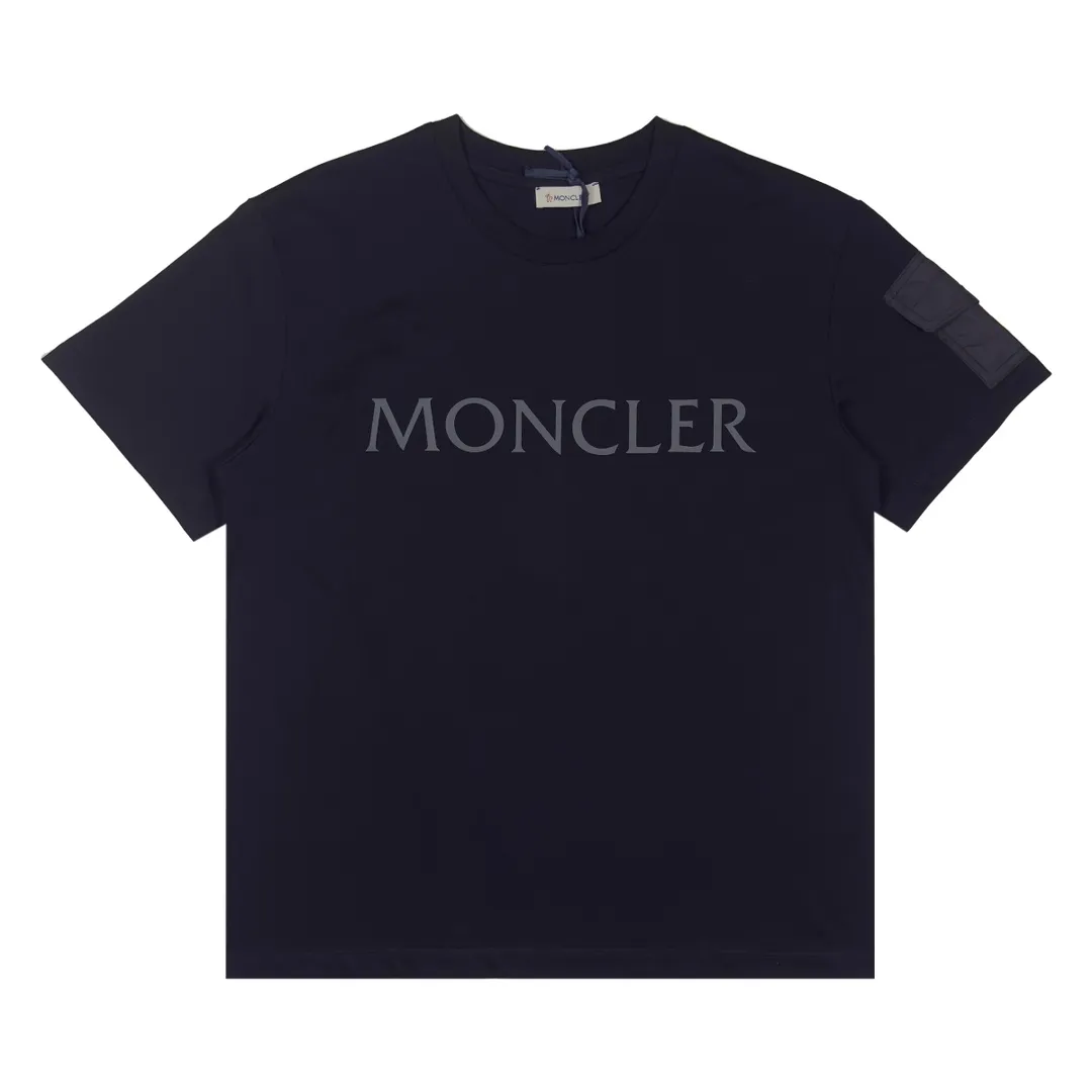 P190 Moncler letter logo patch pocket short sleeves Size XS-L