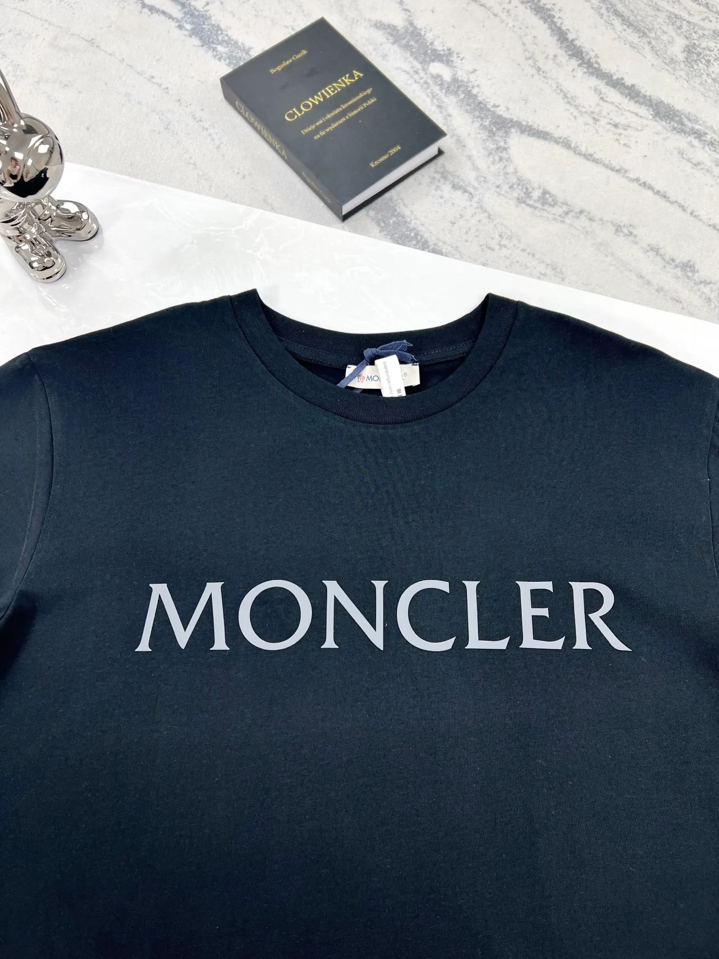P160 (high version) Moncler-Mask-Logo patch pocket short-sleeved T-shirt Size:XS-L