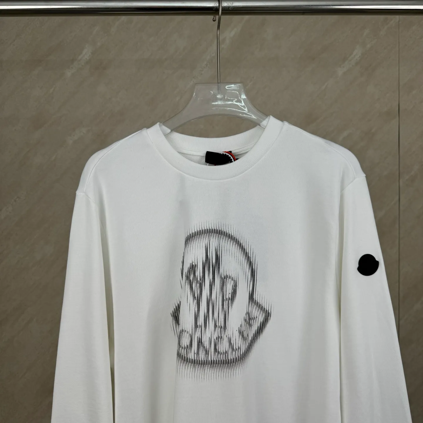 P350 MONCLER masked round neck pullover printed casual long-sleeved sweatshirt SIZE S/M/L/XL