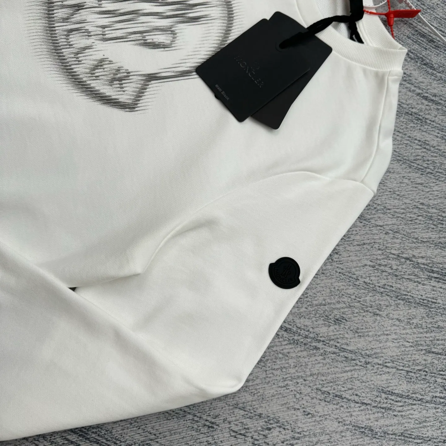 P350 MONCLER masked round neck pullover printed casual long-sleeved sweatshirt SIZE S/M/L/XL