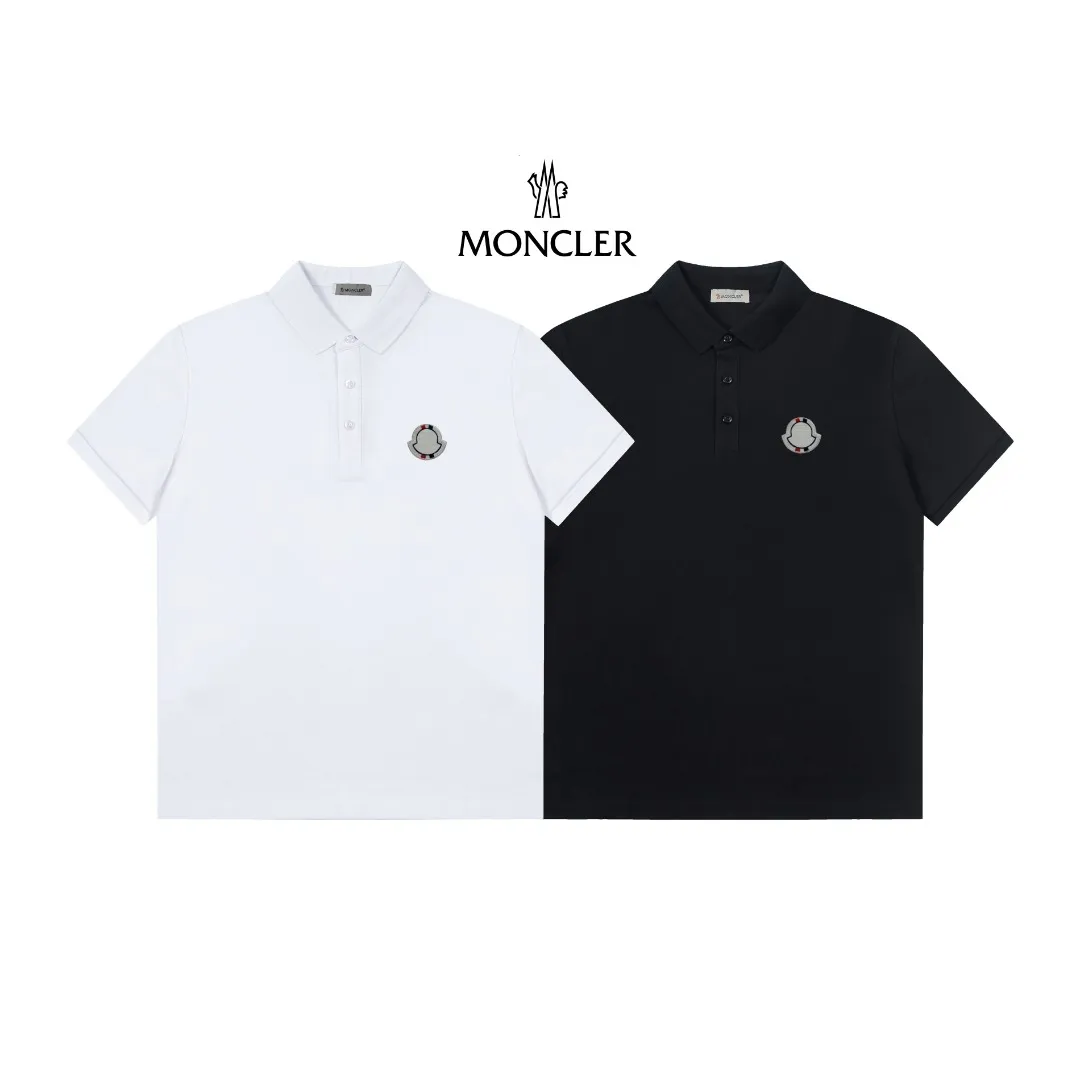 P180 Moncler Moncler classic LOGO exquisite Polo shirt upgraded, inspired by the retro of the 1980s. Original fabric Official same style Customized same vat dyed fabric Very comfortable to the touch Latest brick cabinet synchronization for spring and summer Fashionable and personalized Super versatile and good-looking Suitable for both men and women A must-have style Tag Collar label Washed wheat Complete with three labels Color: White Black Size: M-3XL