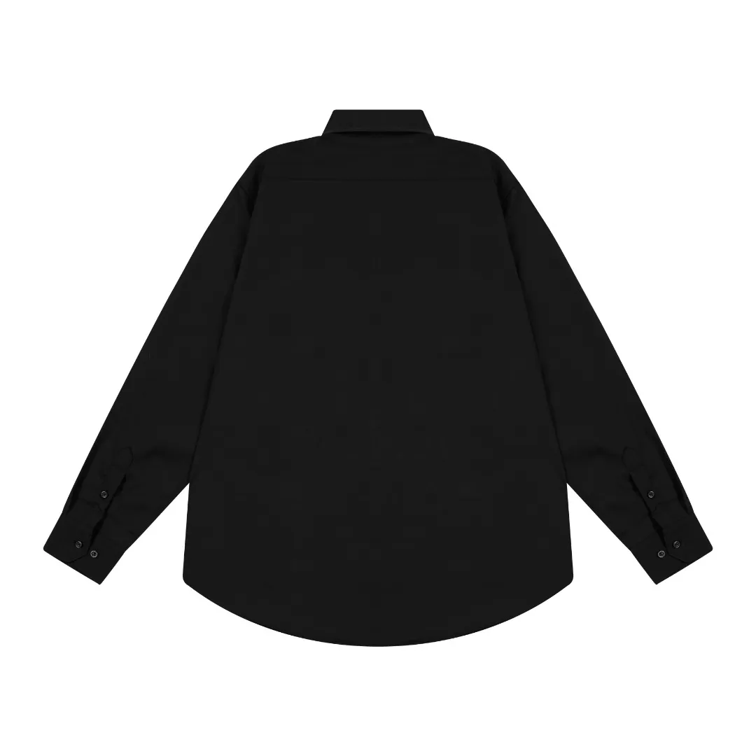 P270 Moncler official website classic brand logo design long-sleeved shirt, custom-dyed fabric, upper body full of high-end feel, pure cotton bamboo fiber fabric, high quality, same style for men and women. Size: 39-43 (M-3XL)