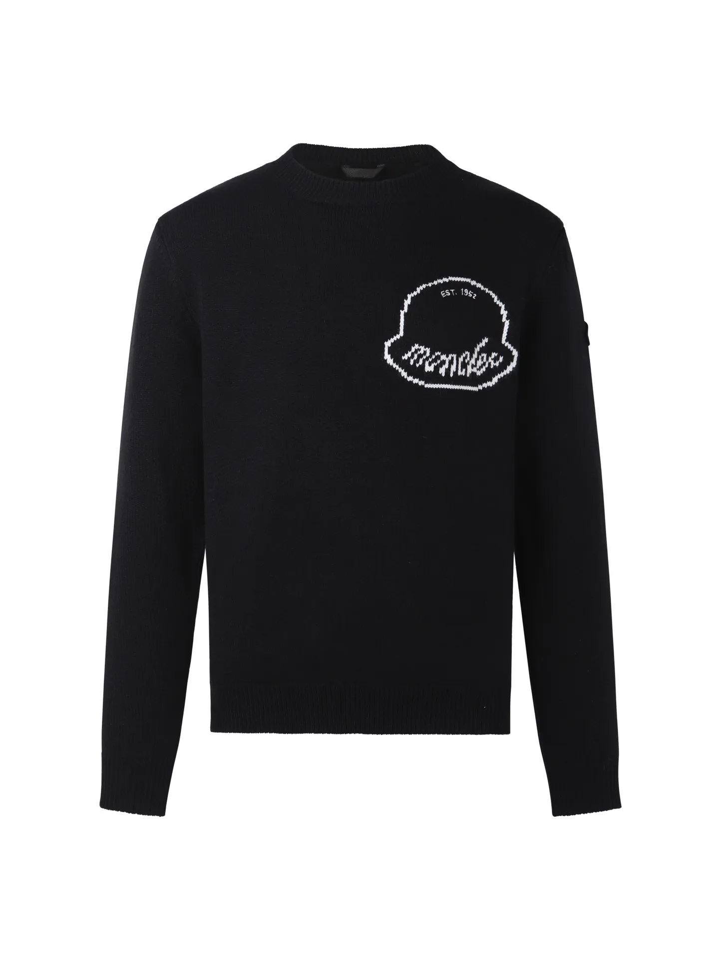 P430 MONCLER embroidered logo round neck long-sleeved sweater ●Authentic 3773 purchased and developed ●35% wool double-ply blended wool ●Using Japanese imported loom (silver flute) seven needles ●Wool fermentation ●Wool jacquard ●Customized 1:1 chapter ●Customized 1:1 trademark ●Fit version ●Size: S M L XL ●Style number: 25317 ●Dry cleaning recommended (this product is woven from wool and is not easy to machine wash)