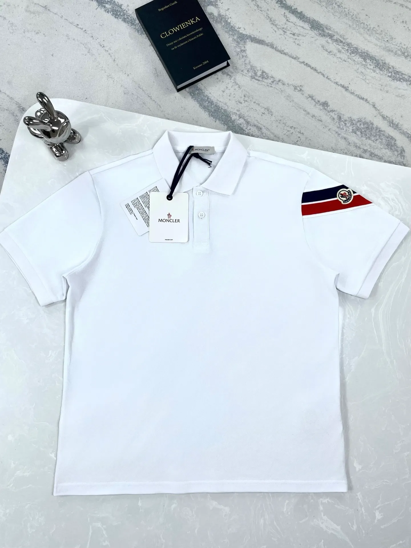 P190 (high version) Moncler-muzzle-25ss new cotton pique polo shirt short-sleeved T-shirt Size:XS-L