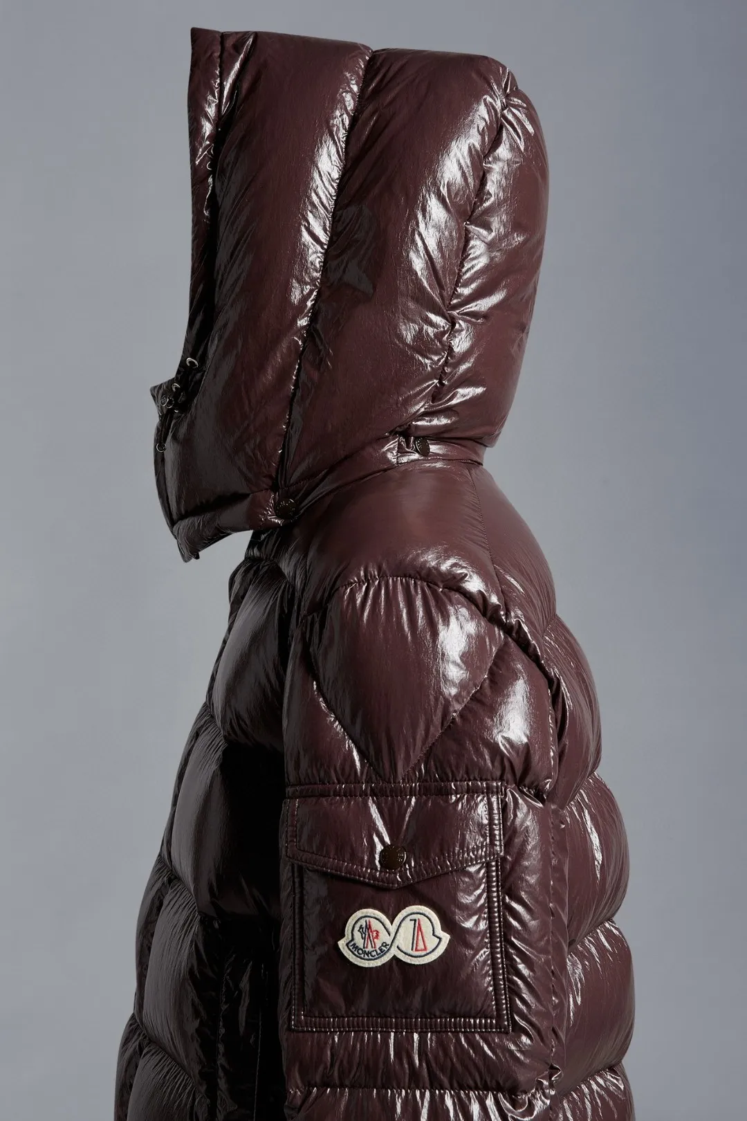 P800 Wooden House Brown Moncler Maya 70th Anniversary Short Down Jacket Official Website Picture 1-5