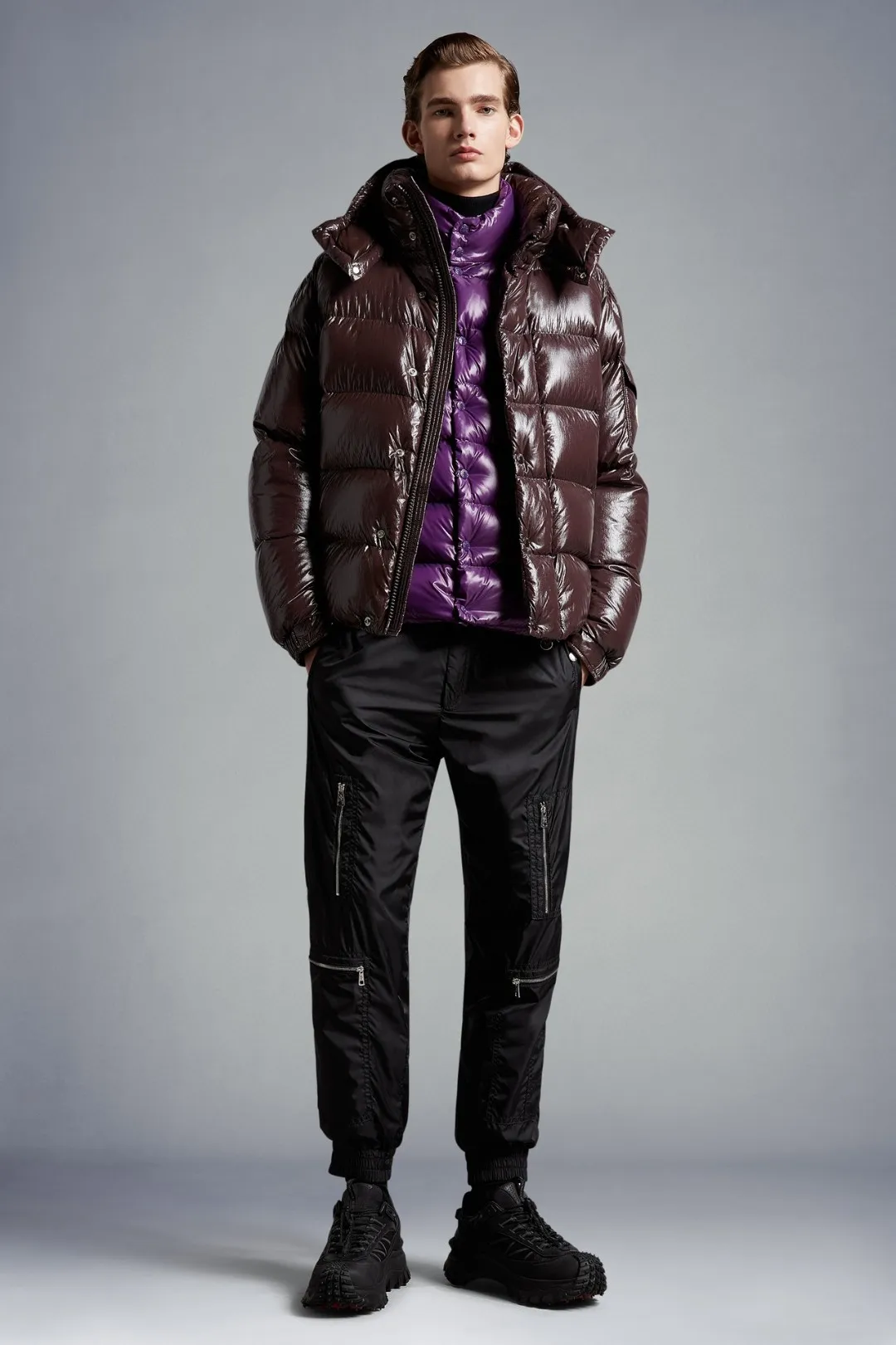 P800 Wooden House Brown Moncler Maya 70th Anniversary Short Down Jacket Official Website Picture 1-5