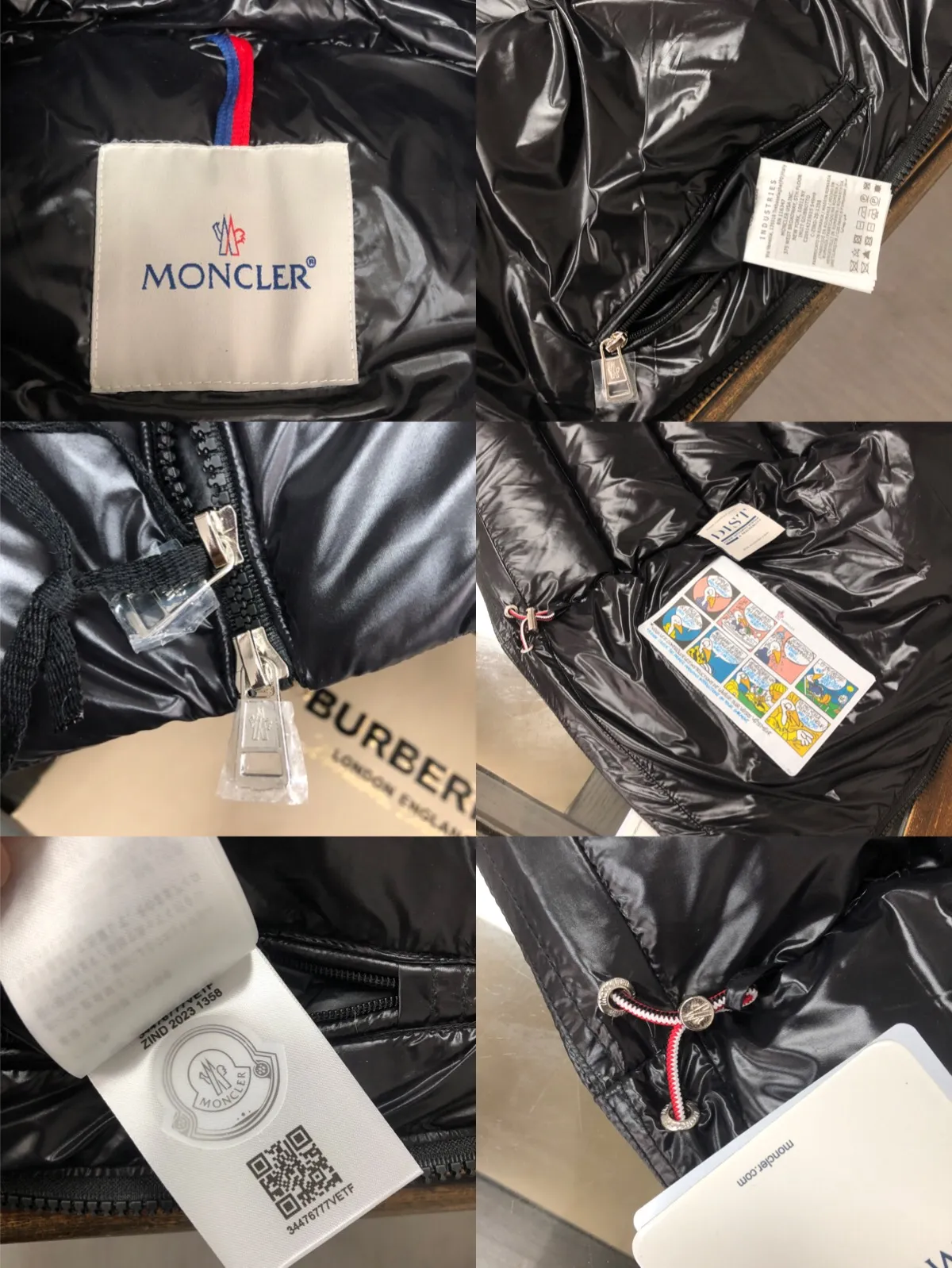P720 Moncler 25 autumn and winter new style! Fashionable down vest! Down vest! New products are available at the counter at the same time ✨The 100% cotton fabric selected from customers has extremely superior waterproof and breathable properties, and the fabric feels very soft, smooth and shiny!  The inner filling is 90% white duck down, which has excellent fluffiness and resilience, and its cold-proof performance is unquestionable! Zipper pulls with customer-supplied brand letters engraved on them show off the aura of big brands everywhere, and they look good no matter how simple and elegant you wear them! Lightweight, convenient and warm, it can be paired with sweaters or sweatshirts! Fashionable and versatile 💫 Color: black white Size: 12345
