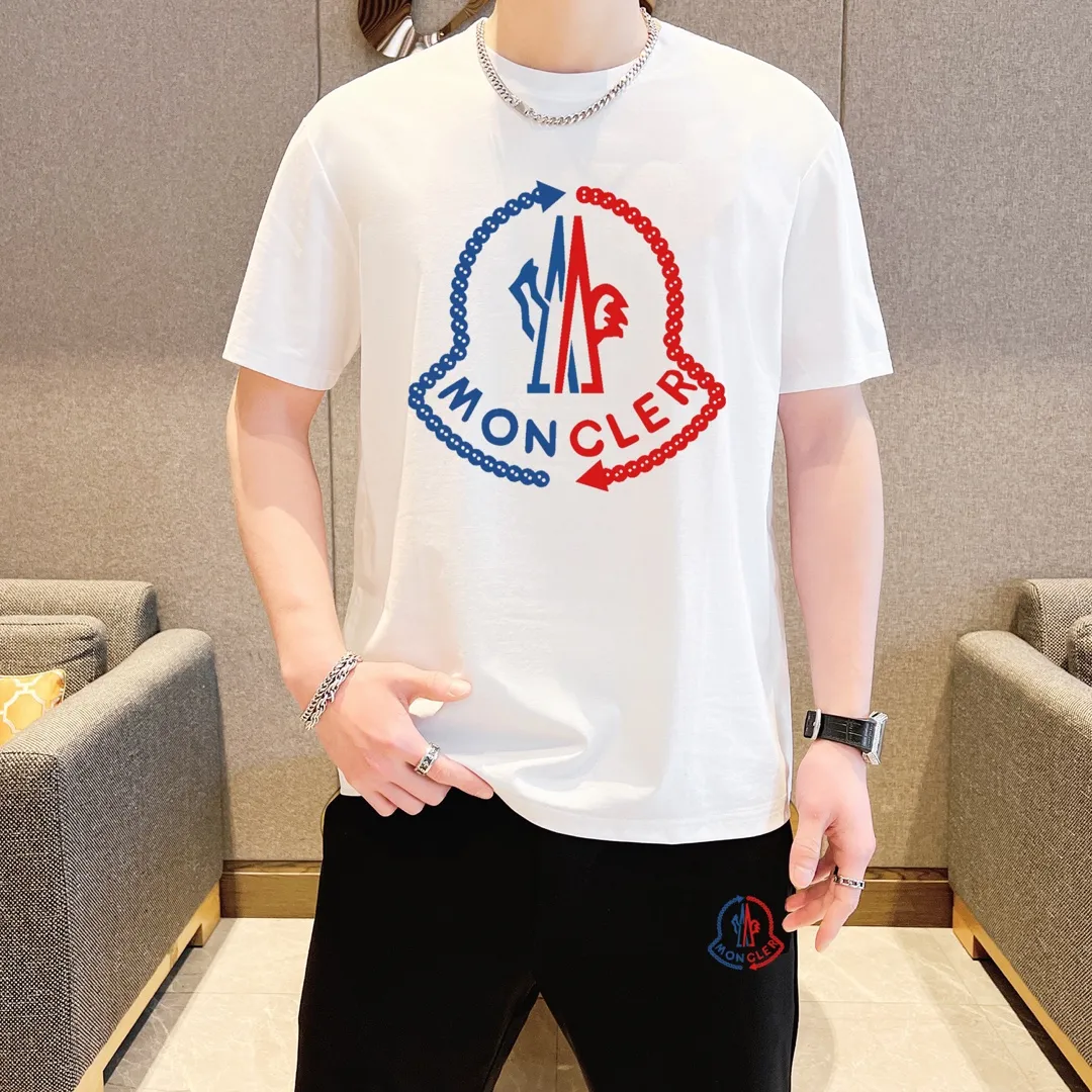 P290 💰 Brand [MONCLER] 2025 new men’s short-sleeved shorts suit! Synchronous sales on the official website! High-end version on the market! It feels delicate and soft! Make you more comfortable to wear! The draped silhouette is awesome! Size: M-5XL (please state your height and weight when placing an order)