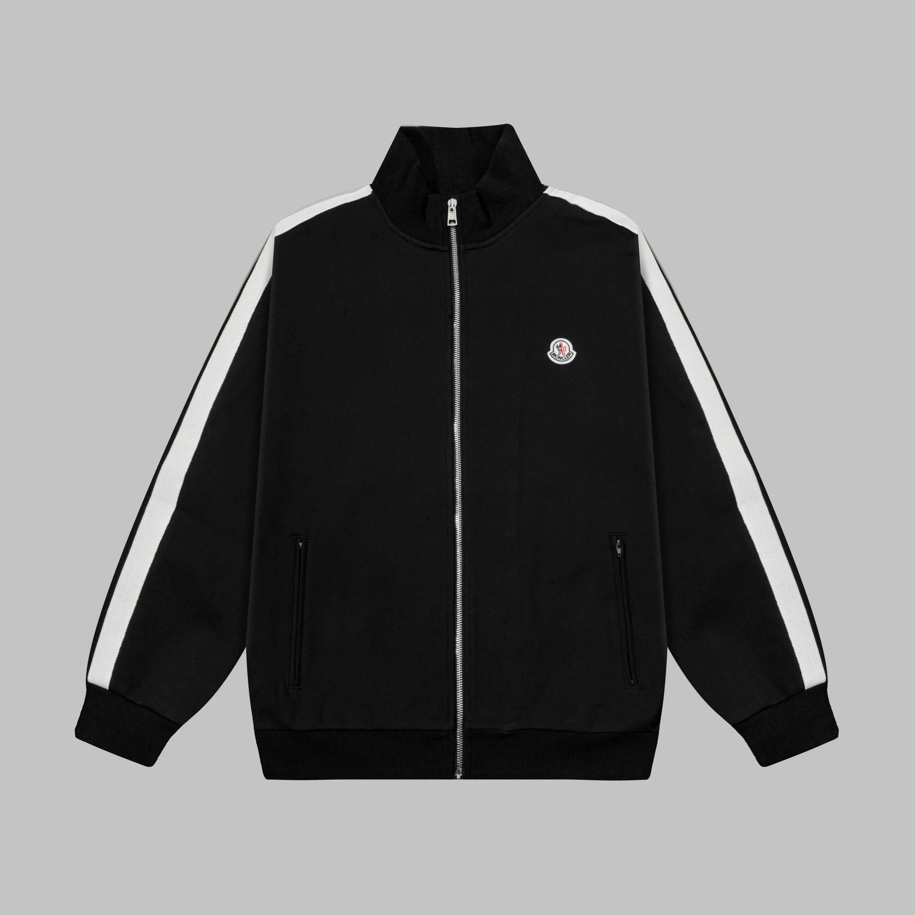 P270 MONCLER/muzzle Customized fabric suit casual sweatpants Simple side webbing splicing technology brand small chapter logo LOGO Official synchronization High version High quality Fashion personality Versatile trend Pure original quality Original fabric Hang tag Collar label Washed wheat Complete three standards Color: Black. Blue. Gray. Size: S-2XL