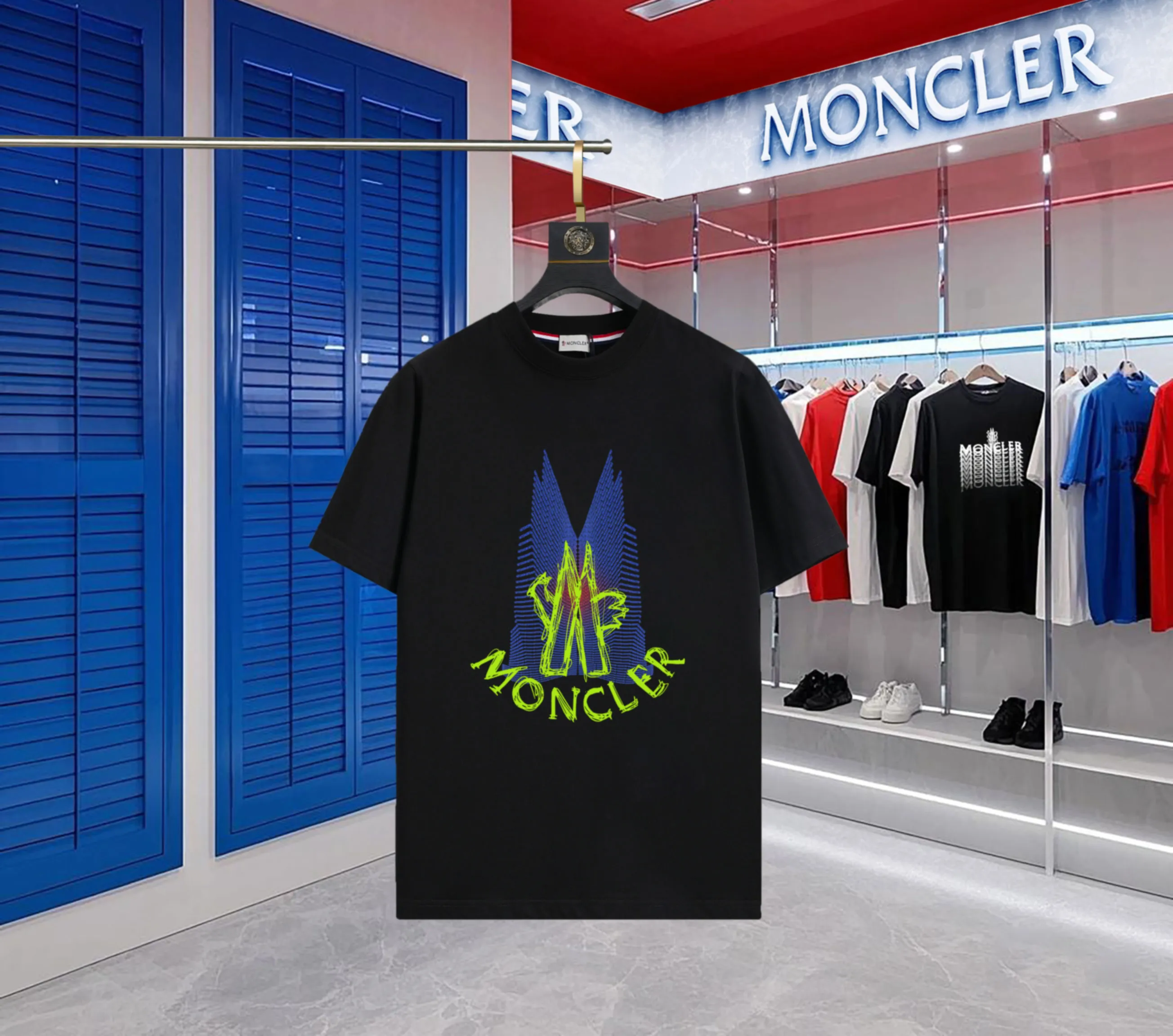 P140 💰Upgraded version "Mobile phone smart sensor ~ NFC chip armband ~ direct access to the official website for anti-counterfeiting" "Moncler ~ Mouth Mouth" 2025 new high-quality round neck short-sleeved T-shirt. The cuffs have imported embroidered labels. Customized dyeing, very comfortable to touch. Super versatile and good-looking short-sleeved. Complete with three labels. Non-market ordinary version. Feel free to compare. Quality is absolutely guaranteed! ‼ First of all, this original fabric is all custom-woven with 32-count double yarn fabric, 250G, and the weight is the same‼ Fine workmanship, double waistcoat method, double waistcoat method, double waistcoat method makes the whole dress more three-dimensional, which is not a craft that ordinary T-shirts can achieve🤪 Size: S-M-L-XL-2XL Color: black, white, apricot, same style for men and women