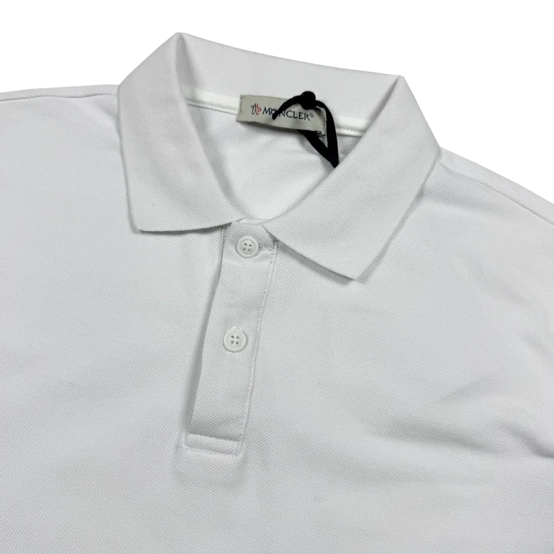 P220 Moncler sleeves color block webbing lapel polo 3 colors size XS-L