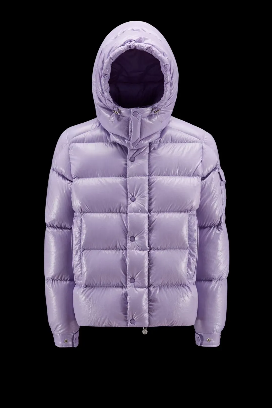 P800 Lavender Purple Moncler Maya 70 Short Down Jacket Couple Style Official Website Picture 1-5