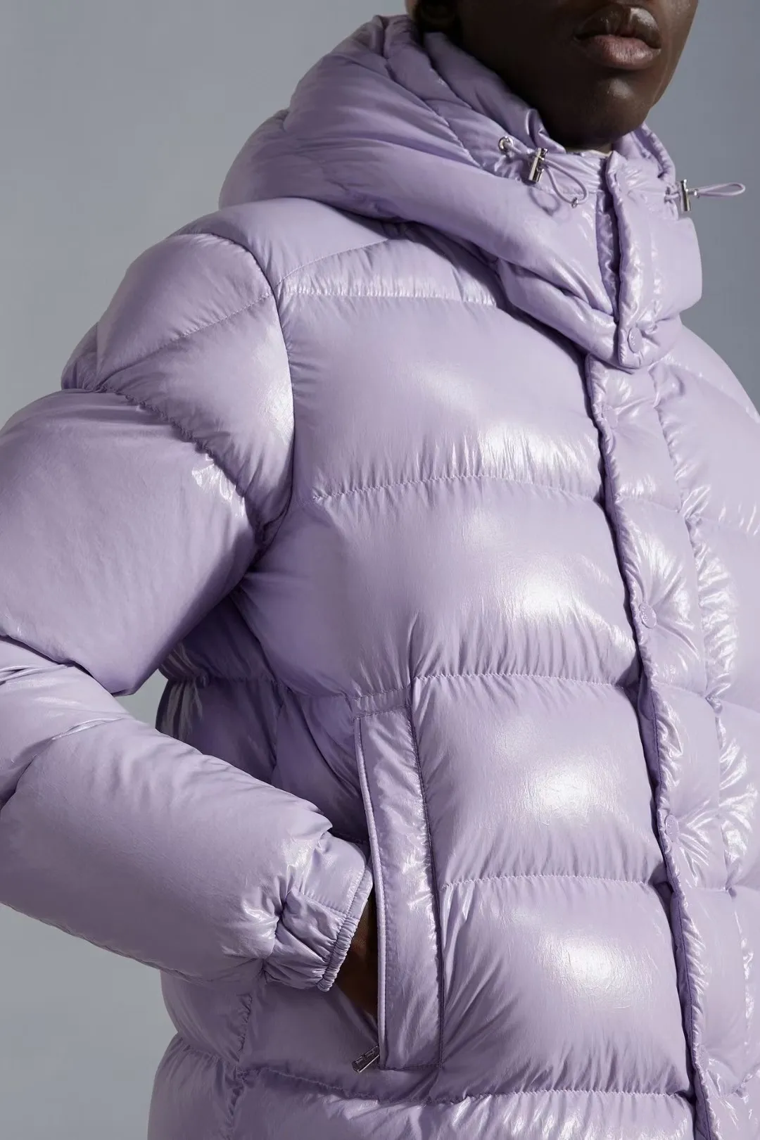P800 Lavender Purple Moncler Maya 70 Short Down Jacket Couple Style Official Website Picture 1-5