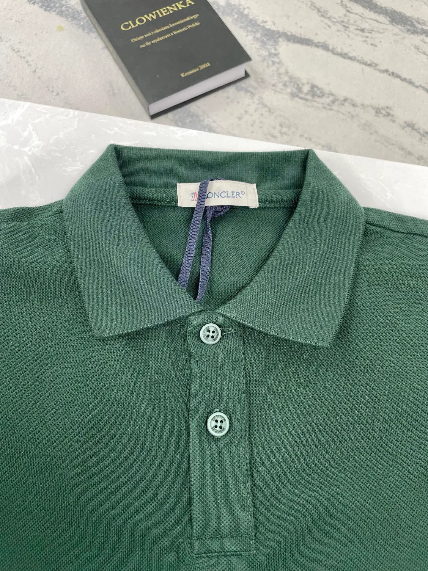 P190 (high version) Moncler-muzzle-25ss new cotton pique polo shirt short-sleeved Size:XS-L