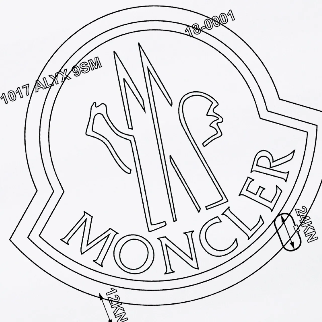 P270 Recommended with confidence, Moncler Mouth Mouth 480g Velvet Printed Hooded Sweatshirt, Australian velvet fabric is soft and comfortable, does not shrink, does not deform, does not pill) Original customized accessories Collar label Wash mark Hang tag Packaging (perfect details) Color White Black Size XS-L - Copy (15)